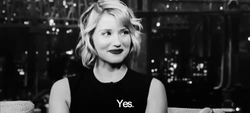 Oh Yeeesssss GIF - Quinn Fabray Approval Yes GIFs