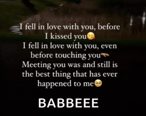 a quote about falling in love with someone