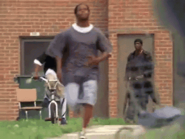 To! Omar'S Coming!  GIF - Omar The Wire Running GIFs