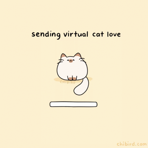 Cute Sending Virtual Hug GIF - Cute Sending Virtual Hug Sending Virtual Cat Love GIFs