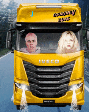 Courtney Love Justin Bieber GIF - Courtney Love Justin Bieber Driving GIFs