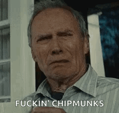 Grimace Clint Eastwood GIF - Grimace Clint Eastwood Gran Torino GIFs