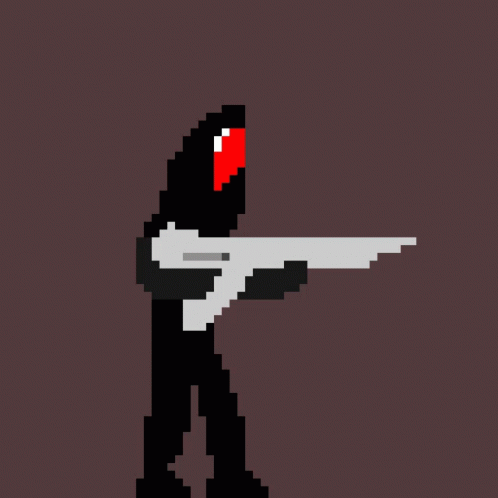 Dark Pixel Art GIF - Dark Pixel Art Gun GIFs