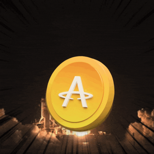 a coin with a letter a on it