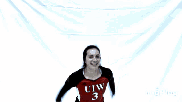 a blurry picture of a person with their arms in the air with the words imgplay below it