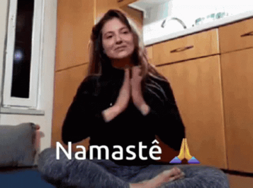 Gratidão Namaste GIF - Gratidão Namaste Ana GIFs