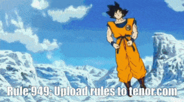 Rule 949 Goku Rule Gif GIF - Rule 949 Goku Rule Gif Dbz Rule Gif GIFs