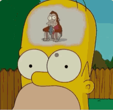 Homer Simpsons Monkey GIF - Homer Simpsons Monkey Solano GIFs