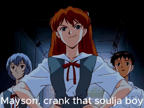 mayson crank that soulja boy is written on the bottom of a cartoon