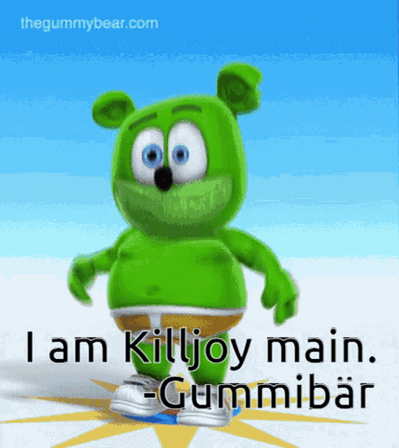 Gummy Bear Killjoy GIF - Gummy Bear Killjoy Tunanika GIFs