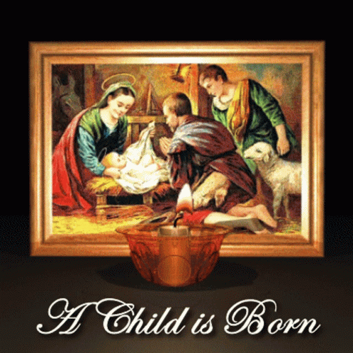 Nativity Nativity Scene GIF - Nativity Nativity Scene A Child Is Born GIFs