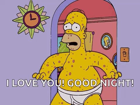 Homer Simpson Chicken Pox GIF - Homer Simpson Chicken Pox Rashes GIFs