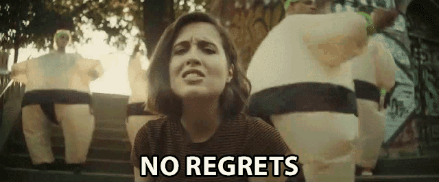 I Have No Regrets Sorry Not Sorry GIF - I Have No Regrets No Regrets Sorry Not Sorry GIFs
