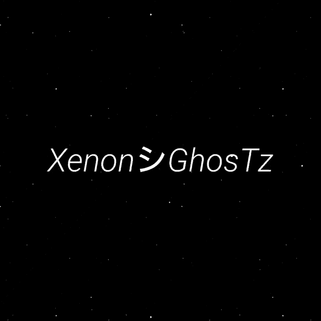 a black and white logo for xenon ghost