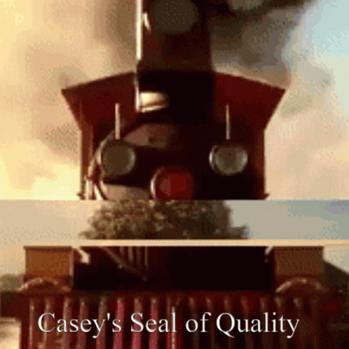 Caseys Seal Of Quality Train GIF - Caseys Seal Of Quality Train Locomotive GIFs
