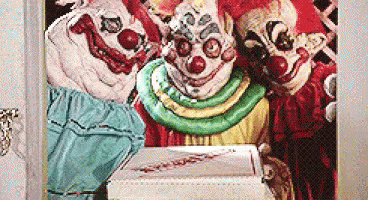 Scary Clown Pizza GIF - Scary Clown Pizza GIFs