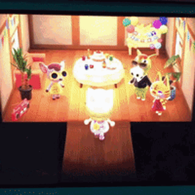Acnh Animal Crossing GIF - Acnh Animal Crossing Happy Birthday GIFs