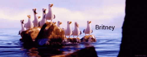 Britney Seagulls GIF - Britney Seagulls Nemo GIFs