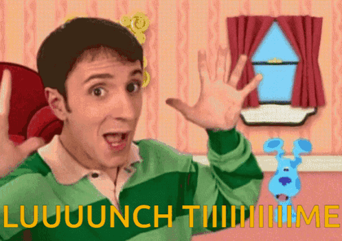 Lunch Time Blues Clues GIF - Lunch Time Blues Clues Mail Time GIFs