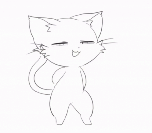 Cat Cartoon GIF - Cat Cartoon Dance GIFs