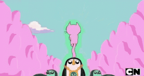 a cartoon explosion with cn written on the bottom right