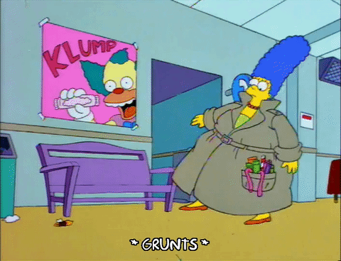 Marge Simpson Coat GIF - Marge Simpson Coat The Simpsons GIFs