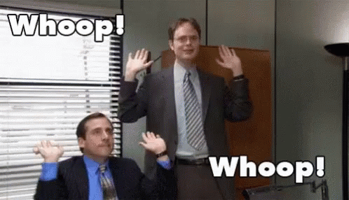 Get Off Work The Office GIF - Get Off Work The Office Whoop GIFs