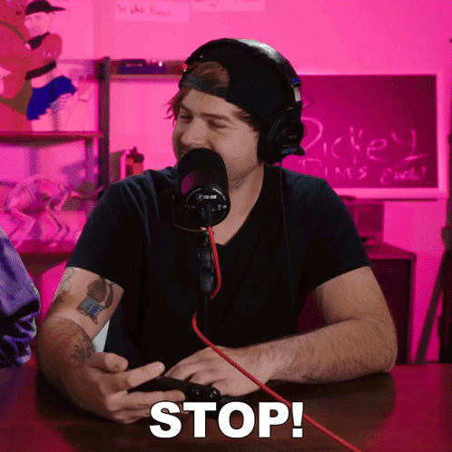 Stop Jared Dines GIF - Stop Jared Dines The Dickeydines Show GIFs