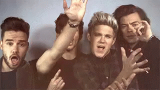 One Direction GIF - One Direction Celebrate Confetti GIFs