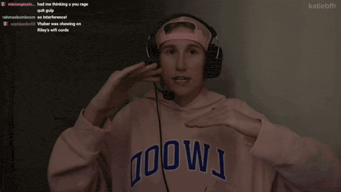 a person wearing headphones is surrounded by mathematical equations including the equation x = n