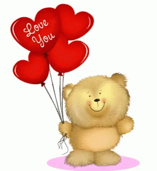 Love You Bear GIF - Love You Bear Hearts GIFs