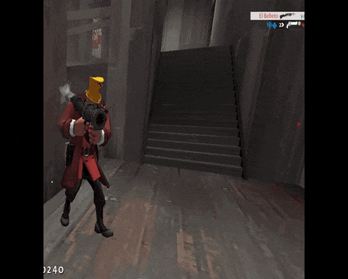 a screenshot of a video game shows a priest holding a box with a cross around his neck