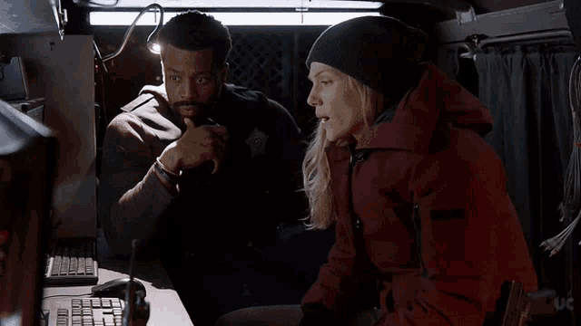 Hailey Upton Kevin Atwater GIF