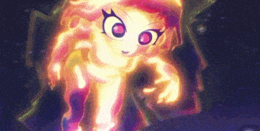 a cartoon character is surrounded by flames and looks like a fireball