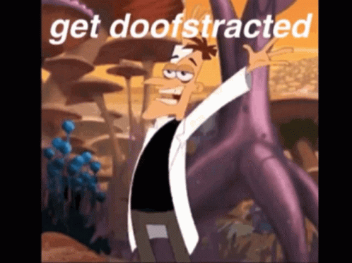 Doofstracted Distracted GIF - Doofstracted Distracted Phineas And Ferb GIFs