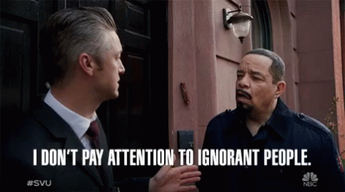 I Dont Pay Attention To Ignorant People Im Not Listening GIF - I Dont Pay Attention To Ignorant People Im Not Listening I Hate Ignorant People GIFs