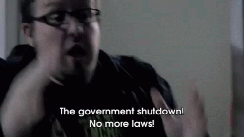 Government Shut Down No More Laws GIF - Government Shut Down No More Laws Furious GIFs