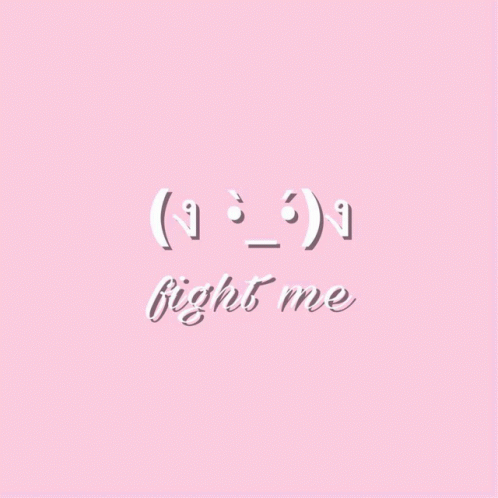 Fight Me Emoji GIF - Fight Me Emoji Pink GIFs