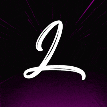 a purple and black background with a white letter s on it