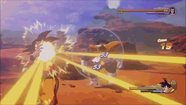 a screenshot of a video game shows a character with the number 53 on his shirt
