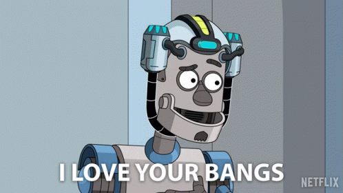 I Love Your Bangs Scootie GIF - I Love Your Bangs Scootie Farzar GIFs