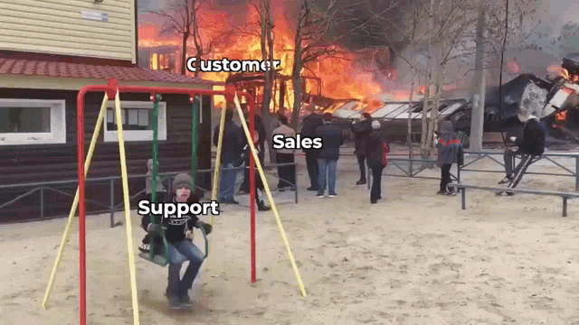 Fire Customer GIF - Fire Customer Sales GIFs