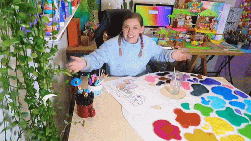 Vamos A Pintar Daniela Hoyos GIF - Vamos A Pintar Daniela Hoyos Pintar GIFs
