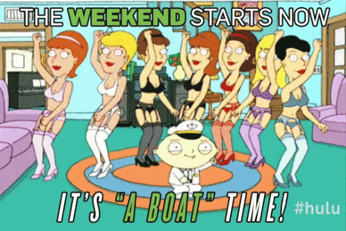 The Weekend Starts Now Stewie GIF - The Weekend Starts Now Stewie Strippers GIFs