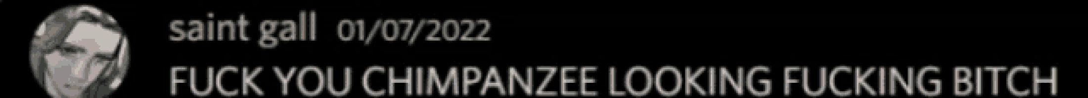 a blurred image of a person with the words saint gall 01/07/2022