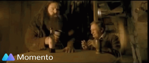 Pouf Hagrid In Harry Potter GIF - Pouf Hagrid In Harry Potter Slughorn GIFs