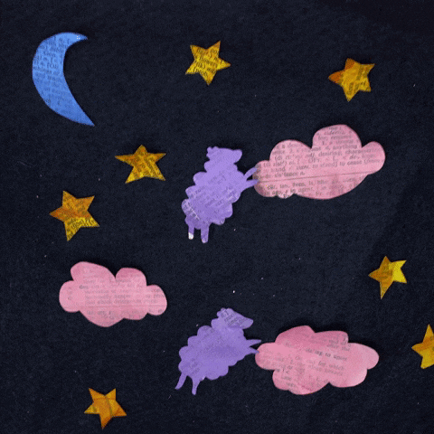 a poster that says good night on it