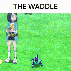 a picture of a girl and a robot with the words the waddle on the bottom
