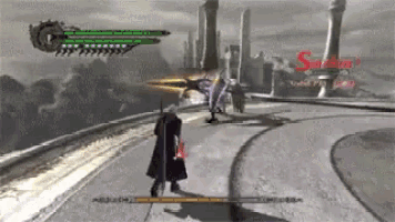 a video game is being played and the word sniper is visible on the screen