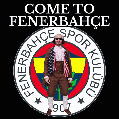 a poster that says come to fenerbahce